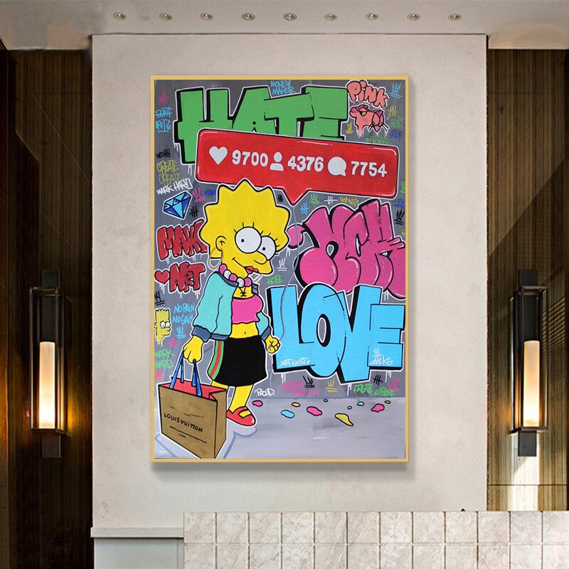 Tableau Street Art Simpson