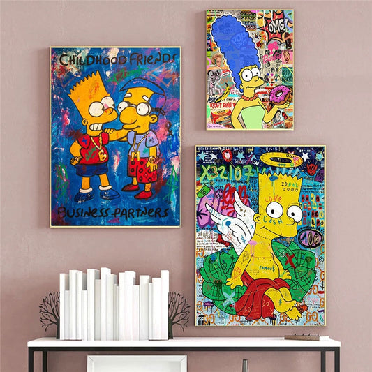 Tableau Street Art Simpson