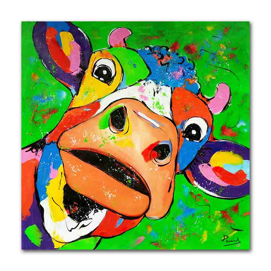 Tableau Vache Pop Art