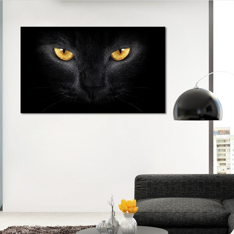 Tableau Yeux de Chat