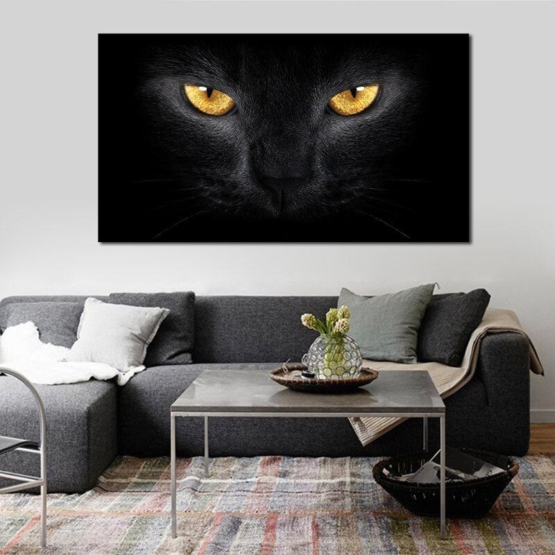 Tableau Yeux de Chat