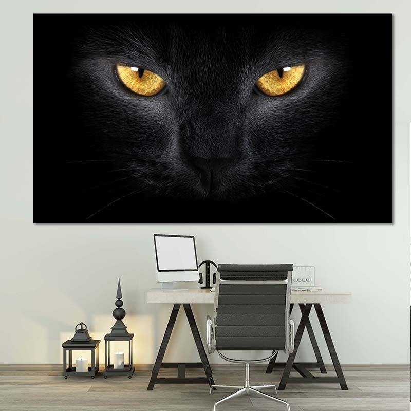 Tableau Yeux de Chat
