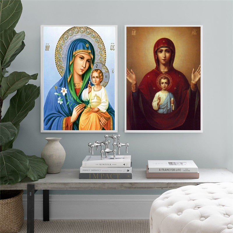 Tableau Religieux Vintage
