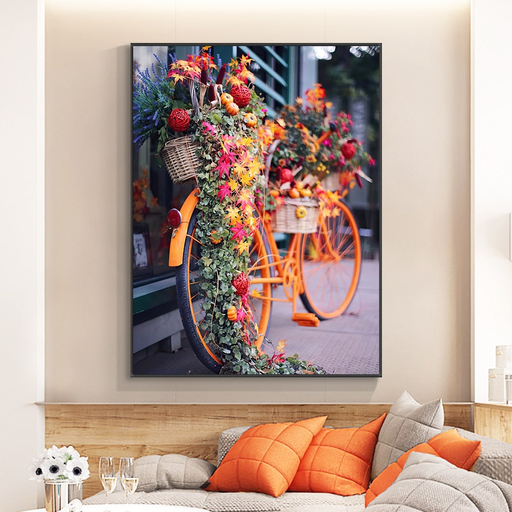 Toile Rétro Vélo