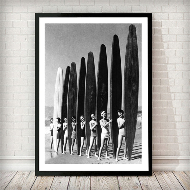 Tableau Rétro Surf