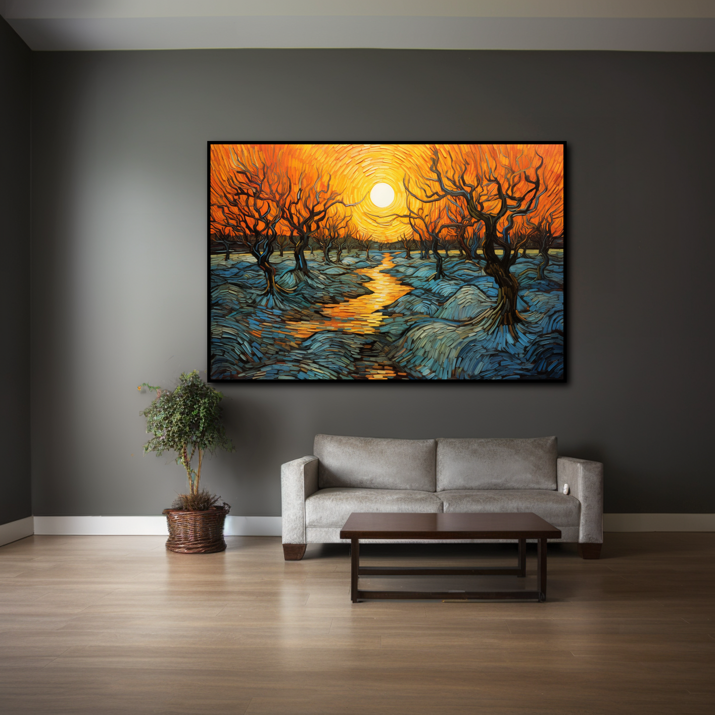 Tableau Van Gogh Orange