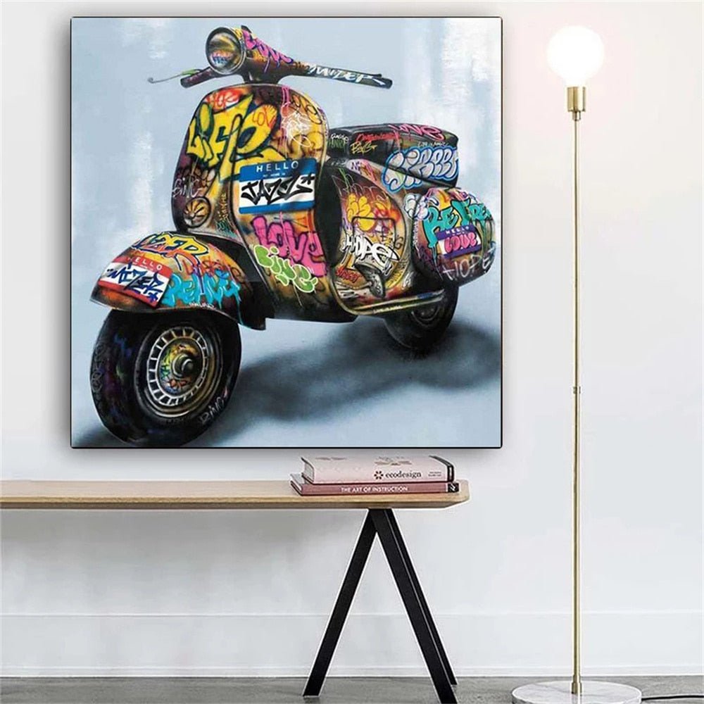 Graffiti sur Toile Street Art