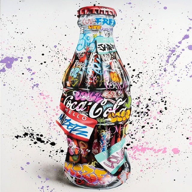 Graffiti sur Toile Street Art