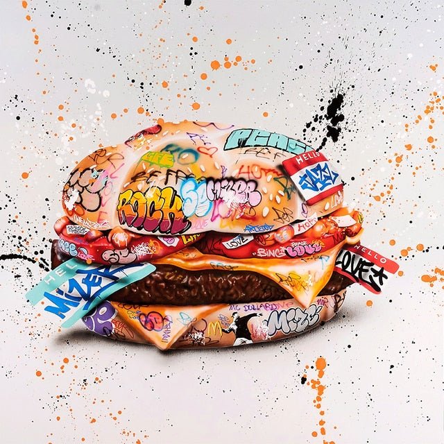 Graffiti sur Toile Street Art