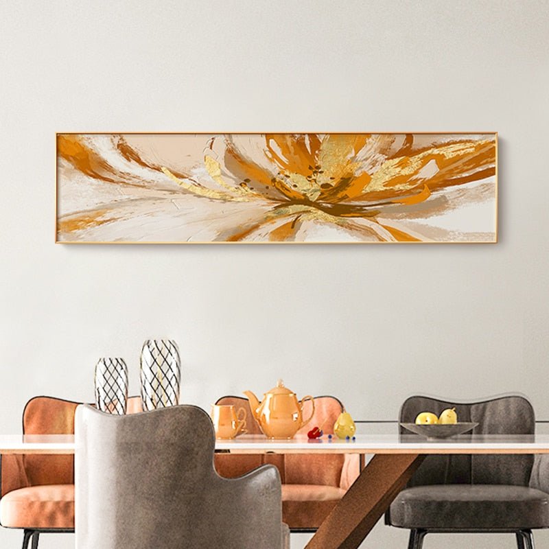 Grand Tableau Abstrait Horizontal