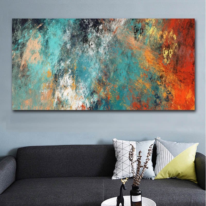 Peinture Abstraite avec Tâches