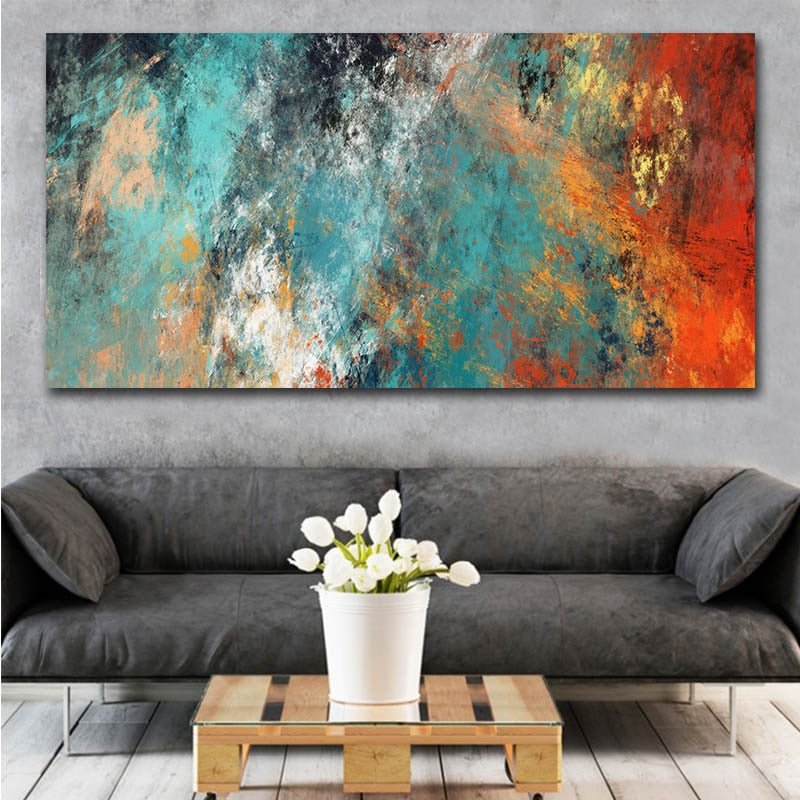 Peinture Abstraite avec Tâches