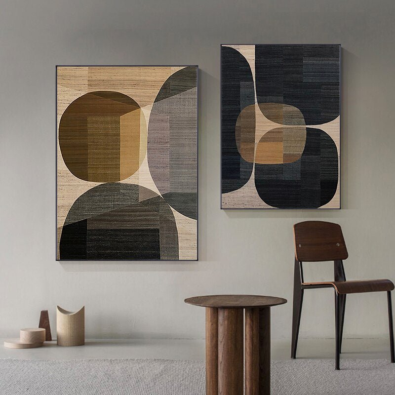 Peinture Abstraite Marron