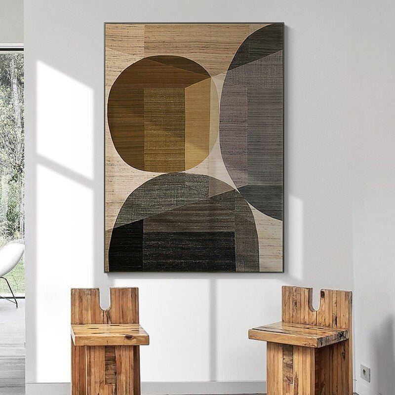 Peinture Abstraite Marron
