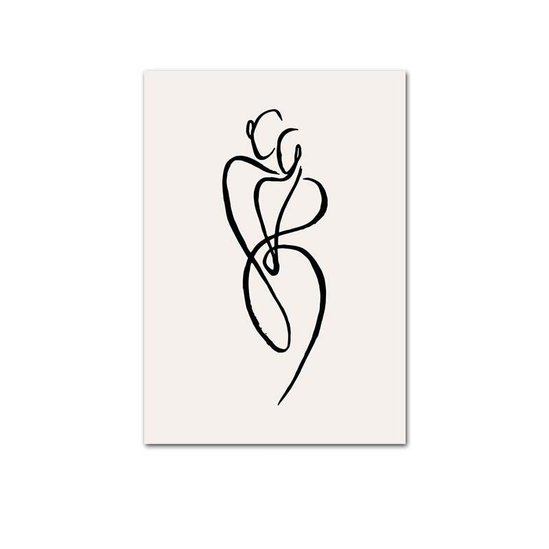 Peinture Femme 1 Trait
