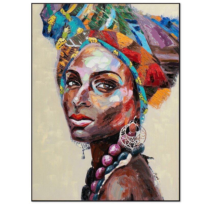 Peinture Femme Carré