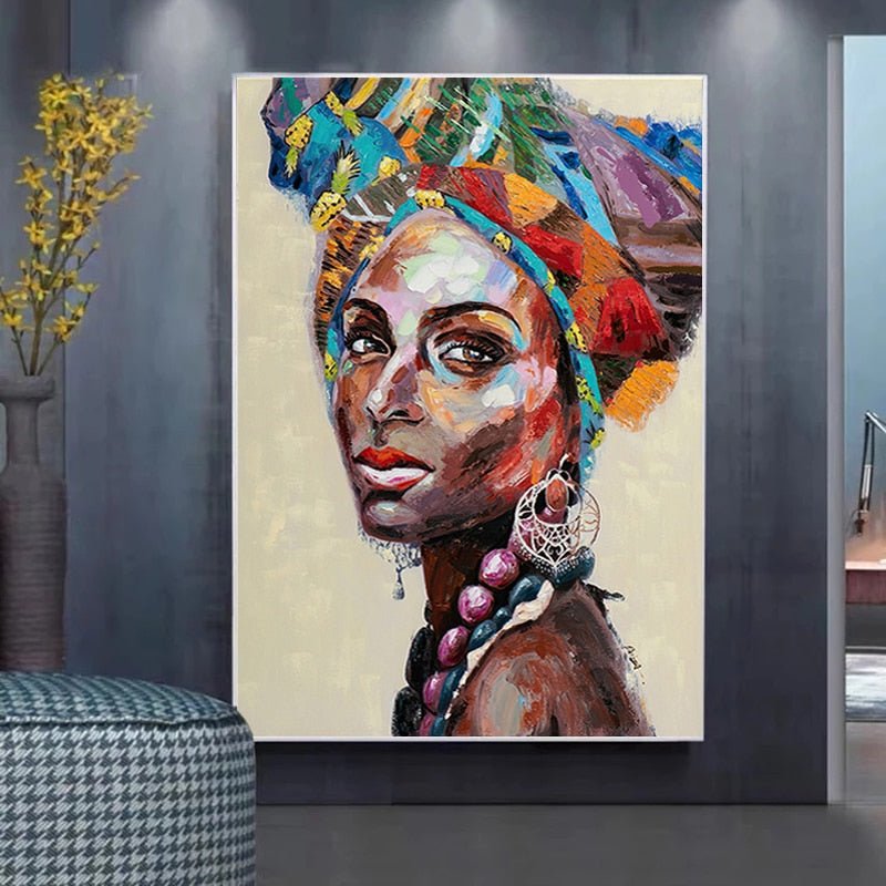 Peinture Femme Carré