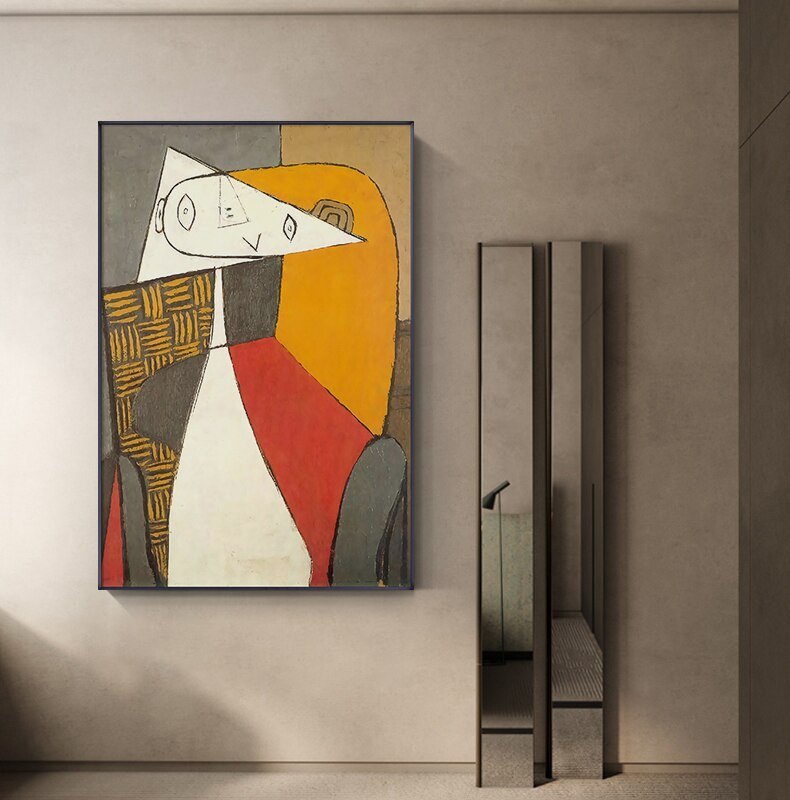 Peinture Femme Cubisme