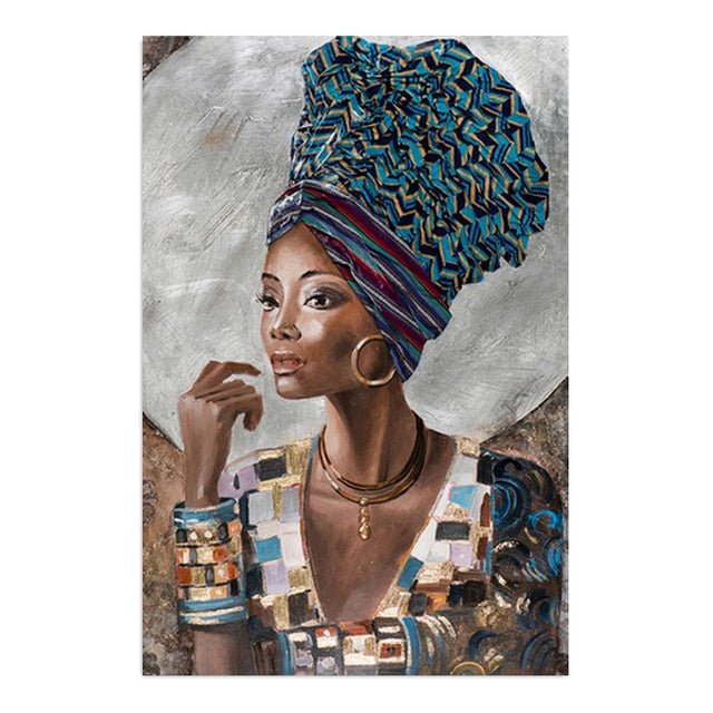 Peinture Femme Noire