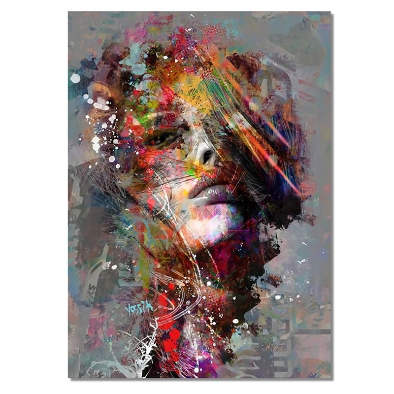 Peinture Femme Tâches