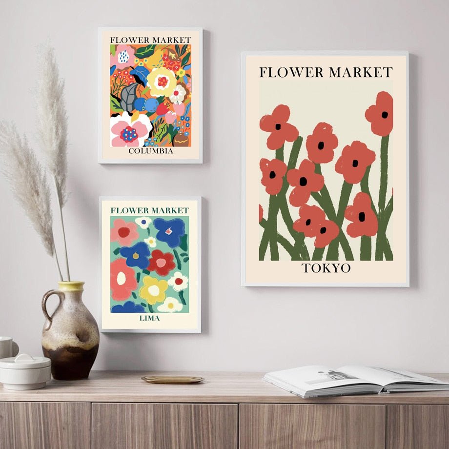 Peinture Fleurs Exotiques