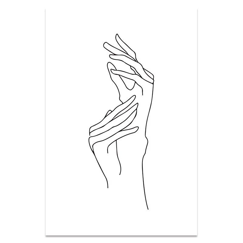 Peinture Main Tendue Moderne