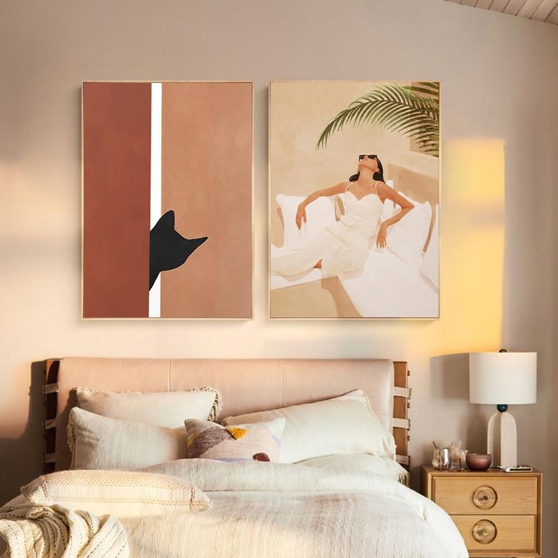 Peinture Moderne Chat