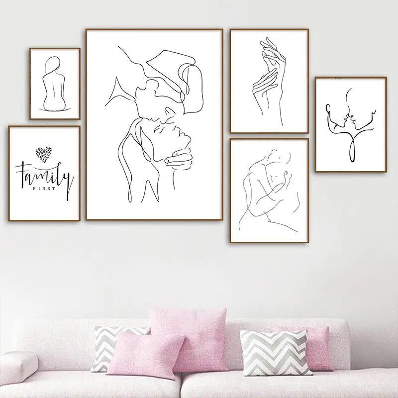 Peinture Moderne Couple