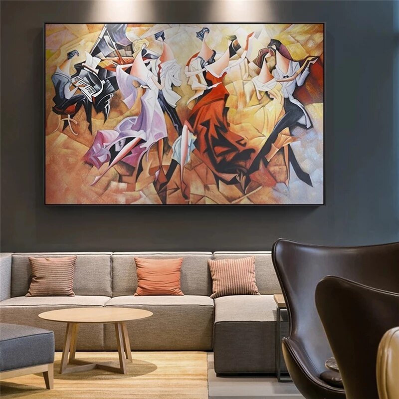 Peinture Musicien