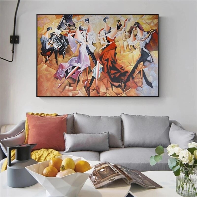 Peinture Musicien