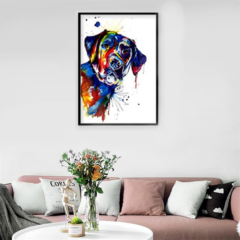 Peinture pop art labrador