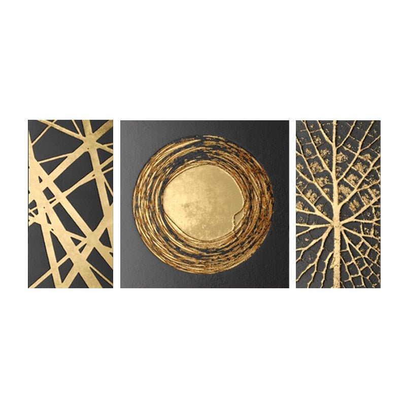 Tableau Abstrait Fond Noir