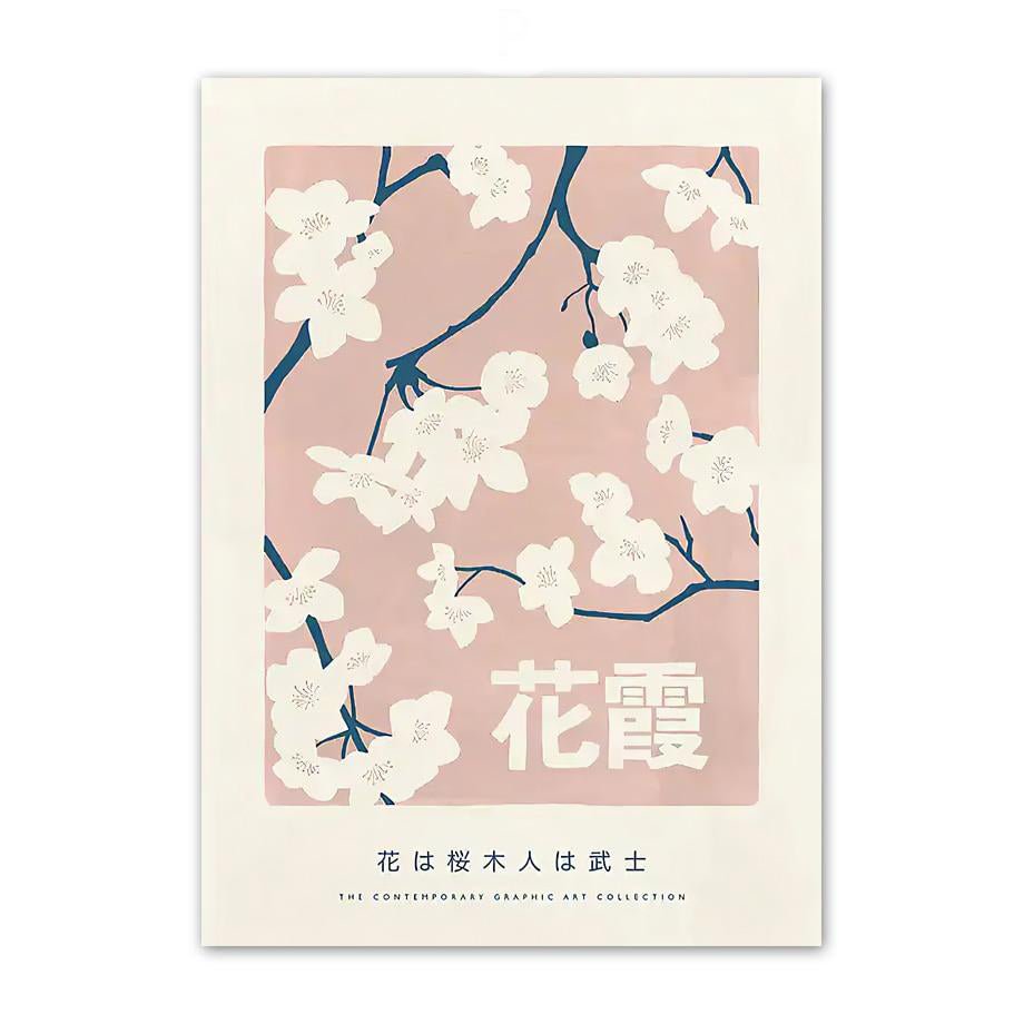 Tableau Abstrait Japonais