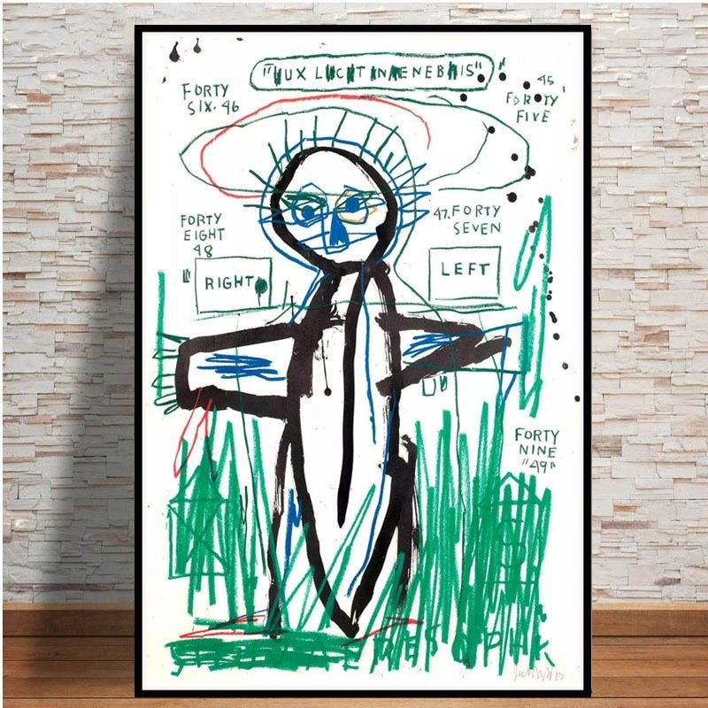 Tableau Abstrait Jean Michel Basquiat