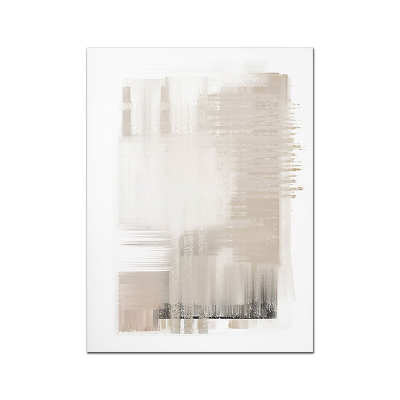 Tableau Abstrait Minimaliste Beige