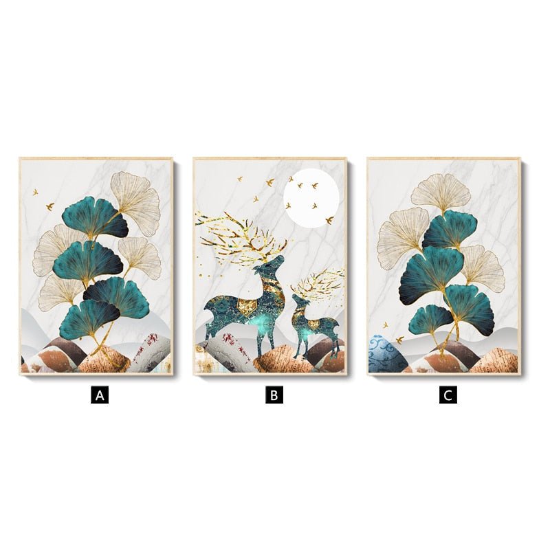 Tableau Abstrait Nature