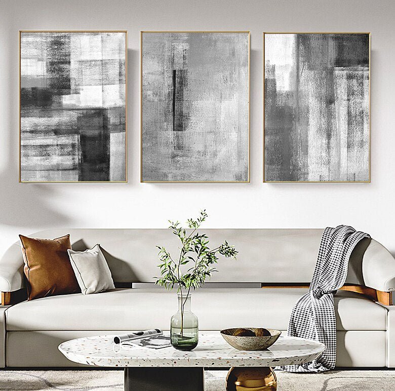 Tableau Abstrait Sobre