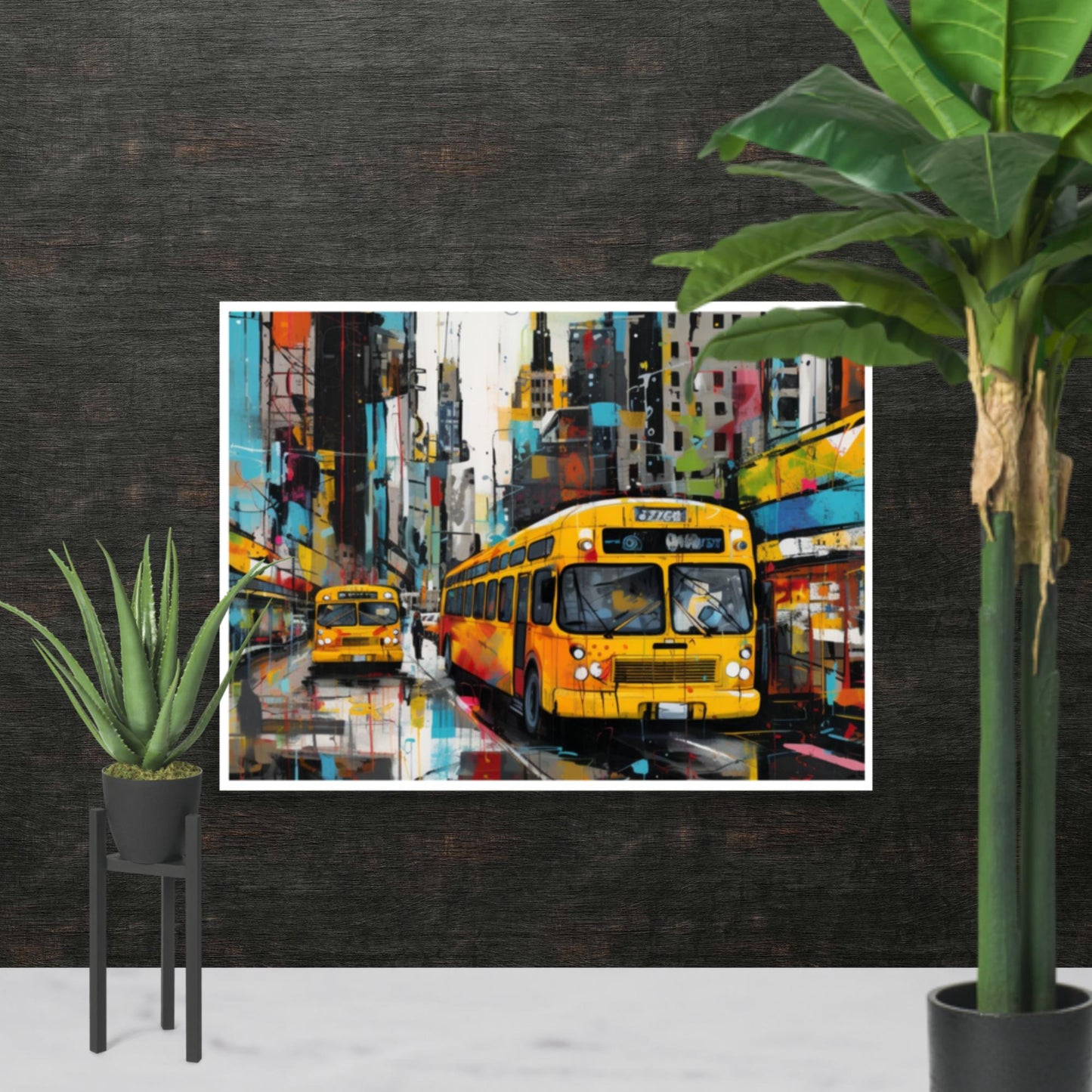 Tableau Bus Street Art
