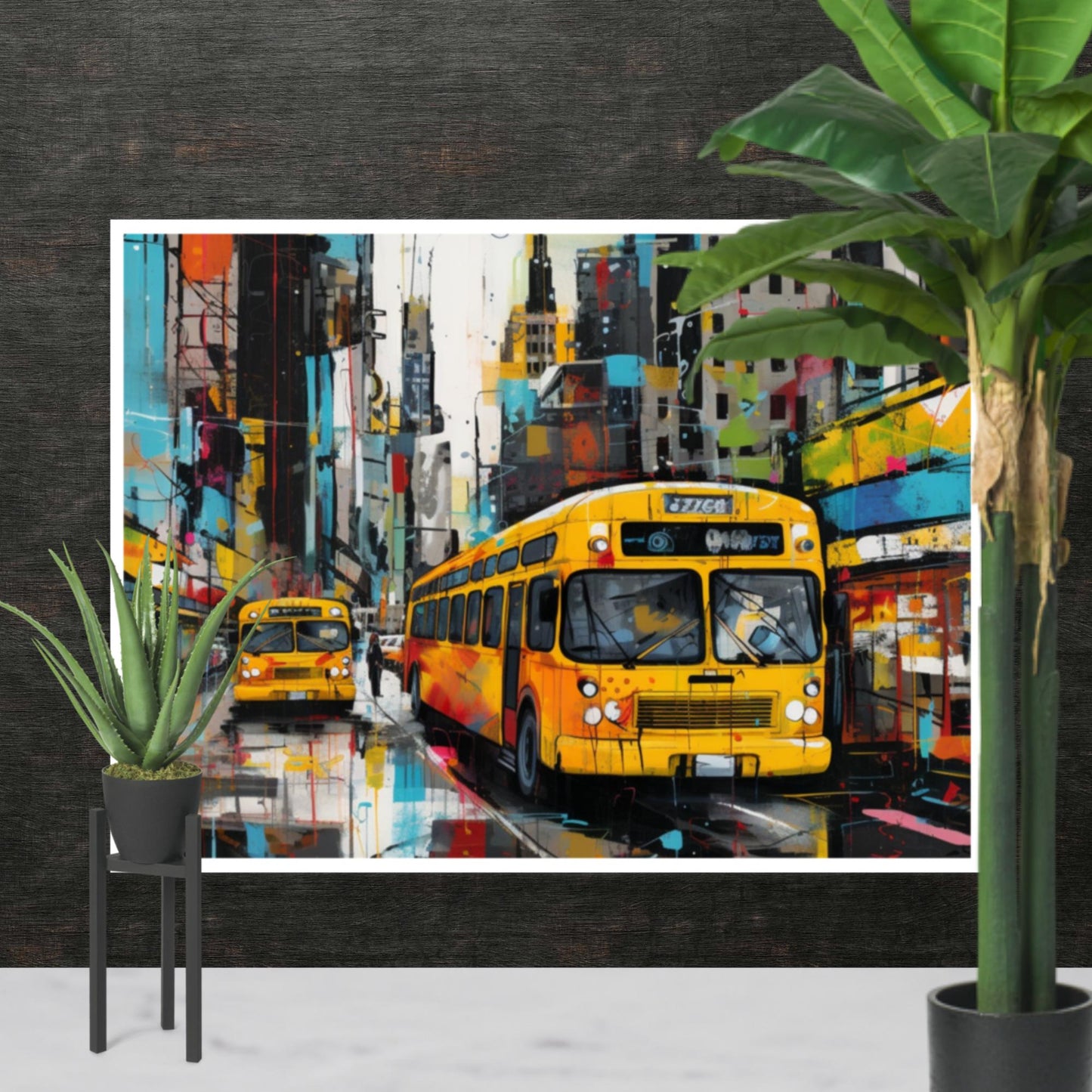 Tableau Bus Street Art