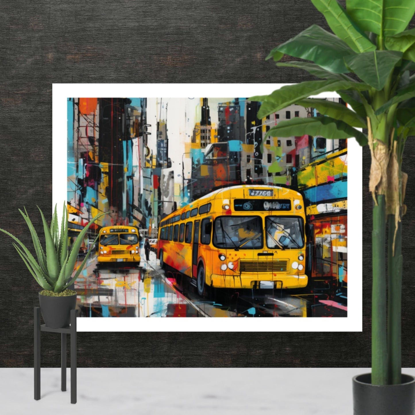 Tableau Bus Street Art
