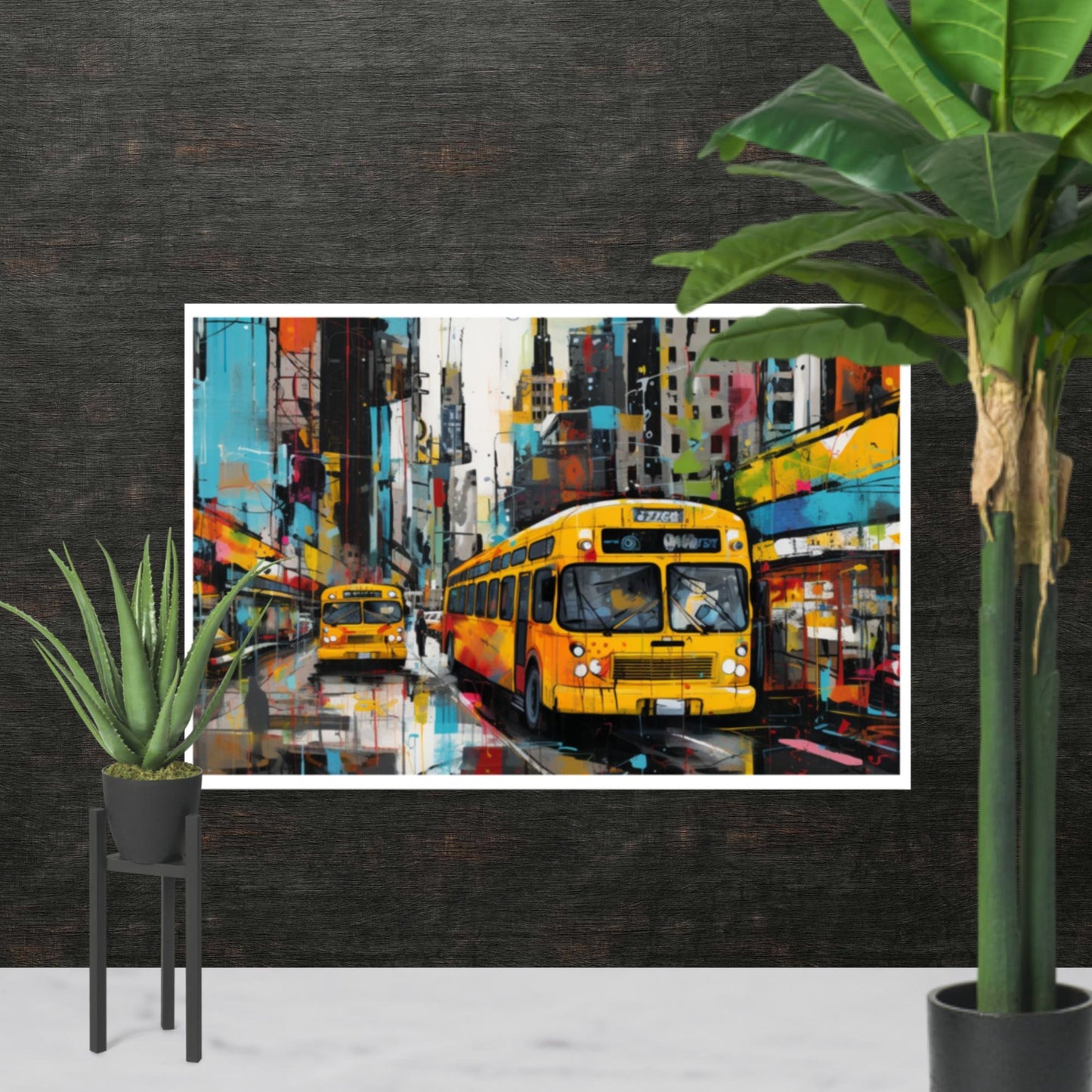 Tableau Bus Street Art