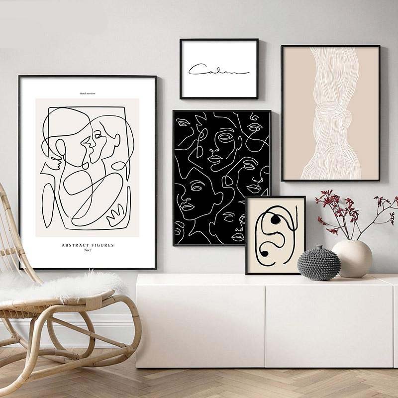 Tableau couple minimaliste