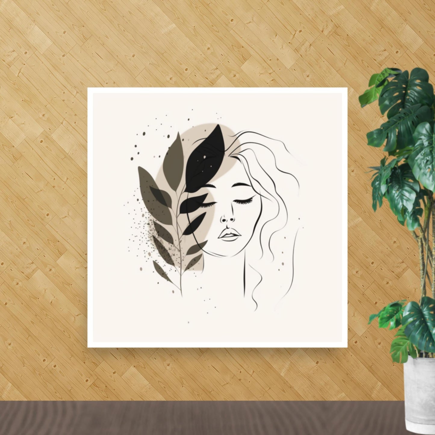 Tableau Femme Art Minimaliste