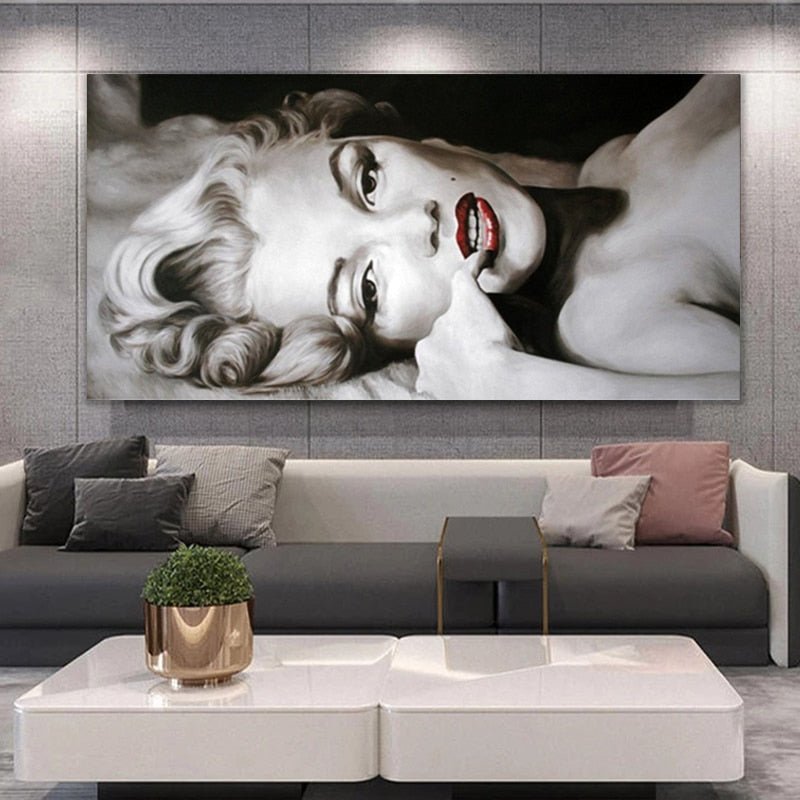 Tableau Femme Célèbre Rétro