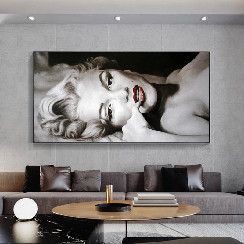 Tableau Femme Célèbre Rétro