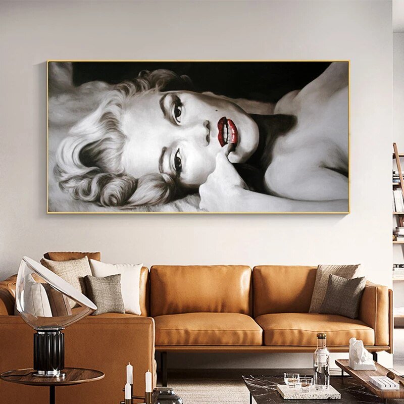 Tableau Femme Célèbre Rétro