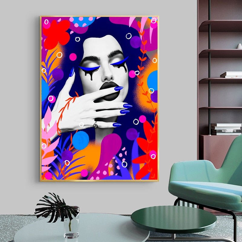 Tableau Femme Coloré