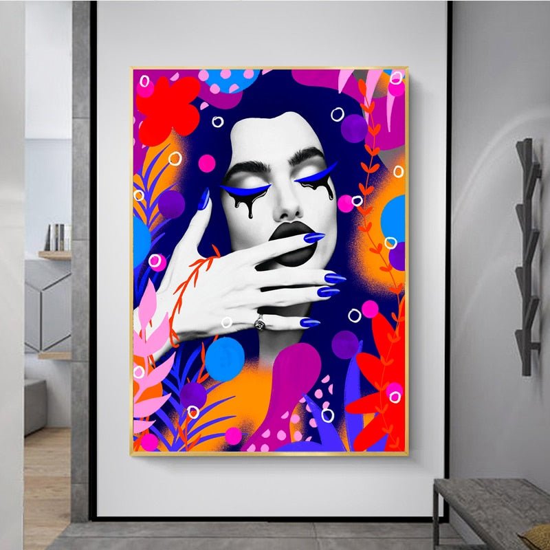 Tableau Femme Coloré