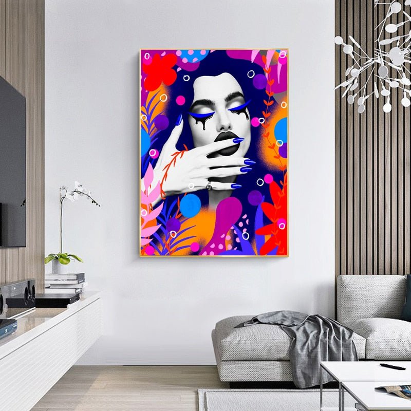 Tableau Femme Coloré