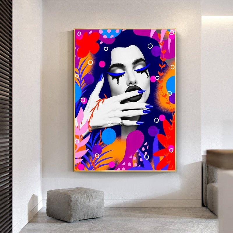 Tableau Femme Coloré